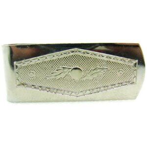 Money Clip Stainless Steel Silver Tone Wallet Credit Card ID Cash Holder Men